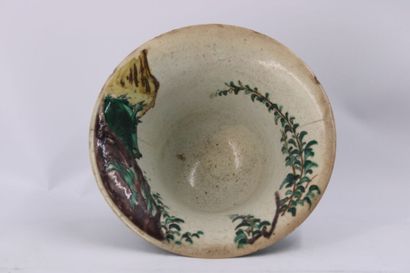 Vase tulipe
CHINA. Ceramic tulip vase decorated...