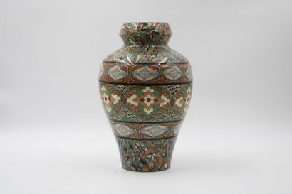 GERBINO
(attributed to ) Polychrome ceramic...