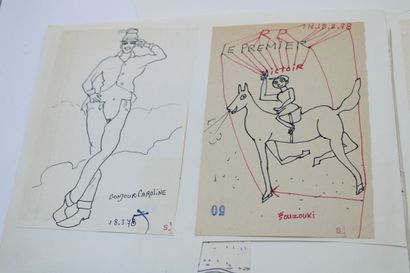 Ruytchi SOUZOUKI (1902-1985) Collection of...