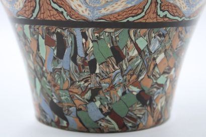 GERBINO
(attributed to ) Polychrome ceramic...