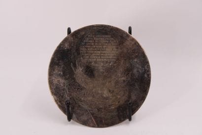 Disque en métal argenté
CHRISTOFLE. Disque...