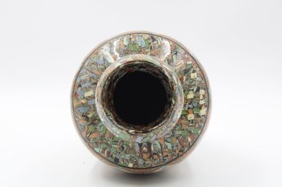 GERBINO
(attributed to ) Polychrome ceramic...