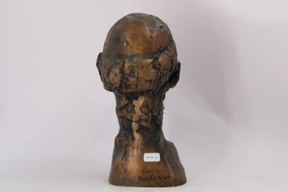 Jean ROULLAND (1931-2021) Buste d'Hippocrate,...