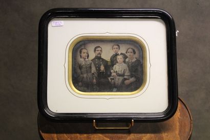 Family photo, daguerreotype in color, photography...