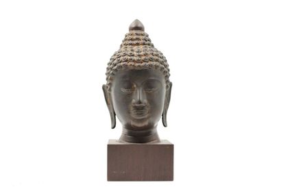 THAILAND, early 20th century. Head of a deity...