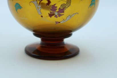 AUGUSTE Jean (1830 - 1904). Vase with handles...