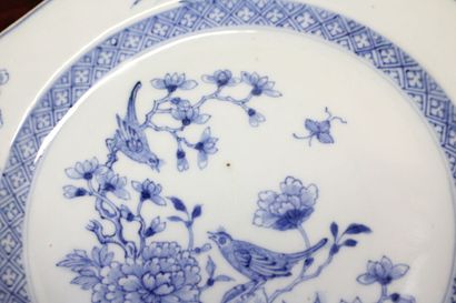 CHINE - Compagnie des Indes 
Suite of 4 flat...