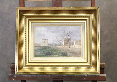 Pinto. 
School of the XXth century, Landscape,...