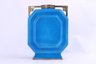 SEVRES (in the taste of) Blue ceramic vase....