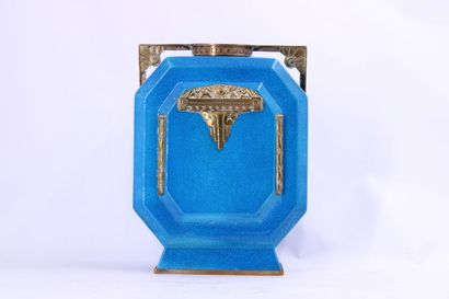 SEVRES (in the taste of) Blue ceramic vase....