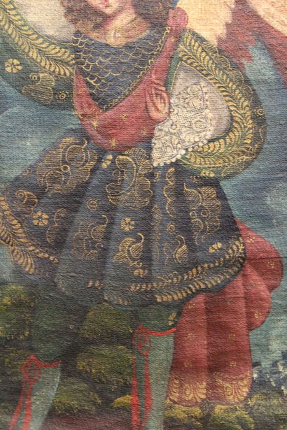 CUZCO 
École du XVIIIe siècle, dans la manière...
