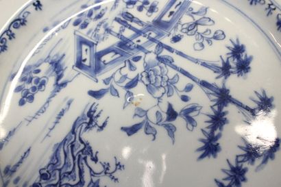 CHINE - Compagnie des Indes 
Suite of 4 porcelain...