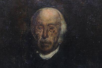 Portrait, oil on canvas. Dimensions: 39x31cm....