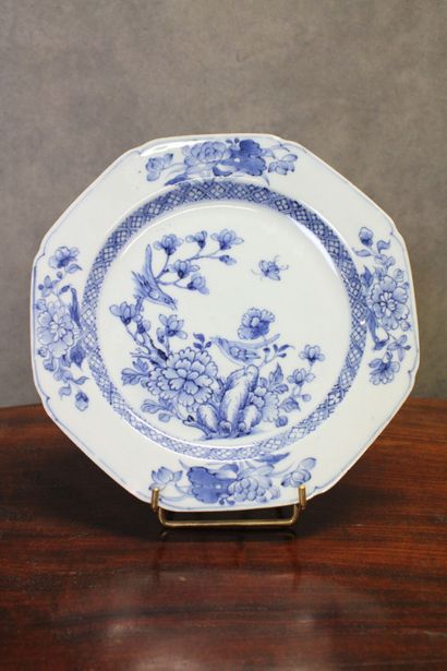 CHINE - Compagnie des Indes 
Suite of 4 flat...