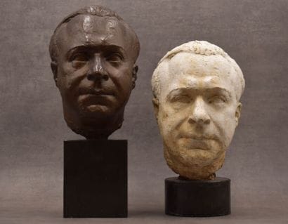 Pedro MEYLAN (1890-1954). Tête d'homme en...