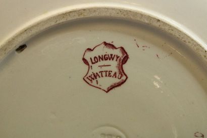 Meeting of earthenware including three cylindrical...