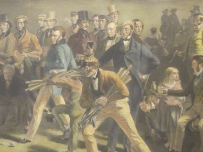 Partie de golf
School of the XIXth century,...