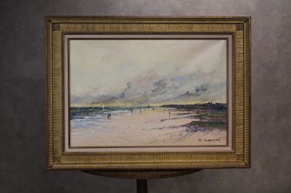 La marée basse 
René Jacques LERNON (1921)...