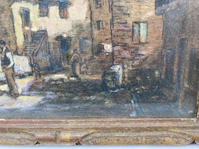 School of the XXth century. Gouache and pencil...