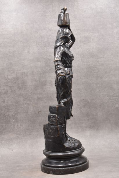 Gaston LEROUX (1854-1942) Porteuse d'eau,...