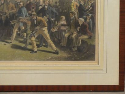 Partie de golf
School of the XIXth century,...