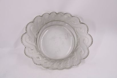 LALIQUE France. Circular cup model Auriac...