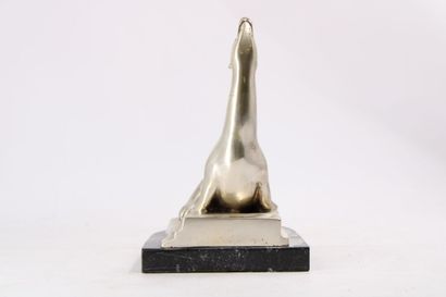 Pair of silver plated bookends in the shape...