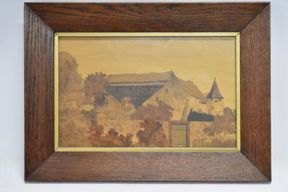 Charles SPINDLER (1865-1938). Landscape,...