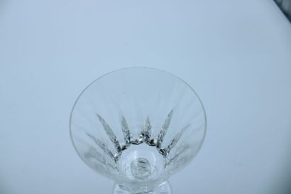 SEVRES. Crystal service including: a pitcher,...