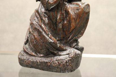 Ecole du XVIIIème siècle, Femme agenouillée,...