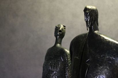 Couple
Walter WEIBEL (1924-2006) Couple,...