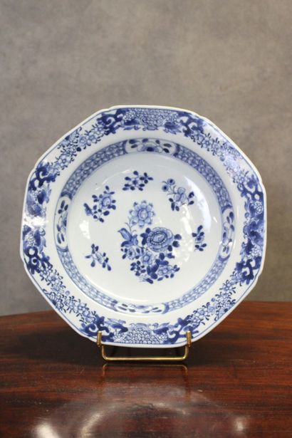 CHINE - Compagnie des Indes 
Suite of 4 flat...