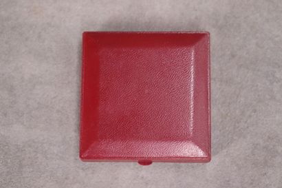 Miniature with gold frame, representing a...