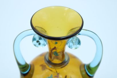 AUGUSTE Jean (1830 - 1904). Vase with handles...