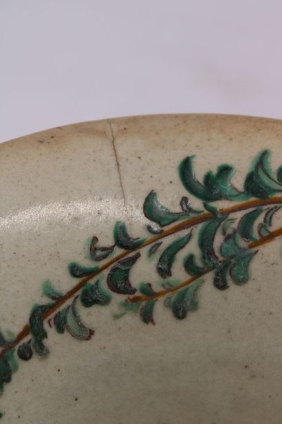 Vase tulipe
CHINA. Ceramic tulip vase decorated...