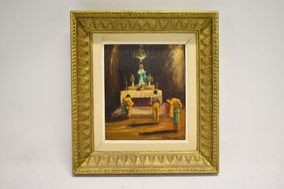 Manuel CACERES (XX). The mass before the...