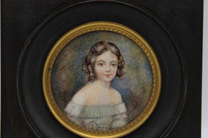 Jeune fille. 
School of the XIXth century...