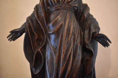 Vierge de l'Immaculée Conception en bois...