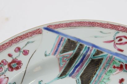 Chine -Compagnie des indes 
Suite of 4 cups...