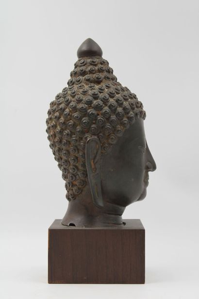 THAILAND, early 20th century. Head of a deity...