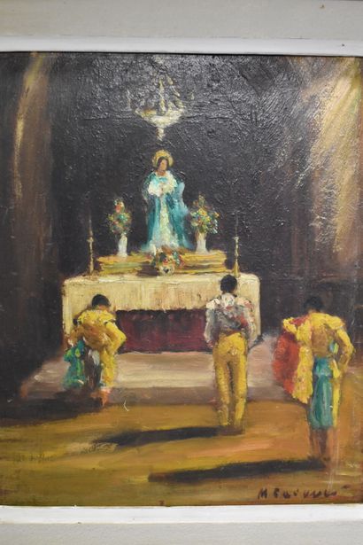 Manuel CACERES (XX). The mass before the...