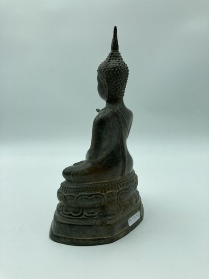 THAILANDE - ASIE 
Seated Buddha in bronze....