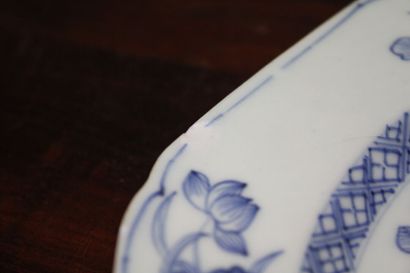 CHINE - Compagnie des Indes 
Suite of 4 flat...