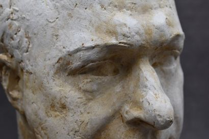 Pedro MEYLAN (1890-1954). Tête d'homme en...
