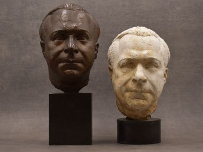 Pedro MEYLAN (1890-1954). Tête d'homme en...