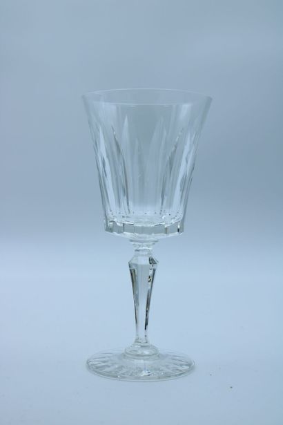 SEVRES. Crystal service including: a pitcher,...