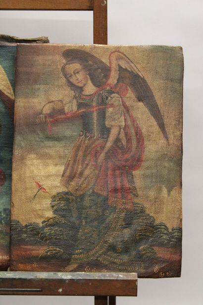 CUZCO 
École du XVIIIe siècle, dans la manière...