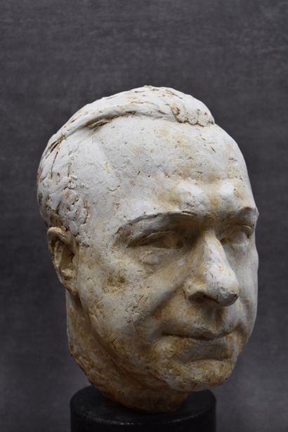 Pedro MEYLAN (1890-1954). Tête d'homme en...