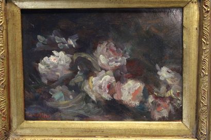 Roses
Henry SAINT-CLAIR (1899-1990) Flowers,...