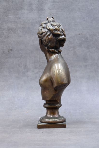 P. BAUR (XIXe-XXe siècle), Diane, bronze...
